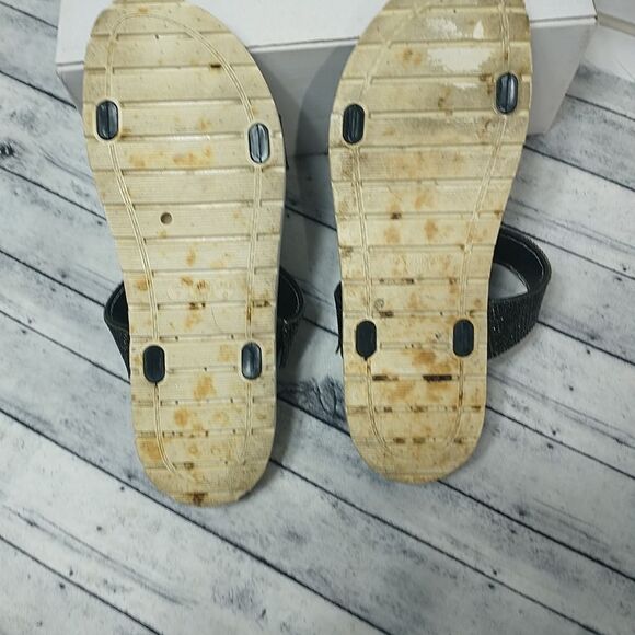 Fashion Nova Wild Diva Sandals Black/white Size 9 - Picture 5 of 8